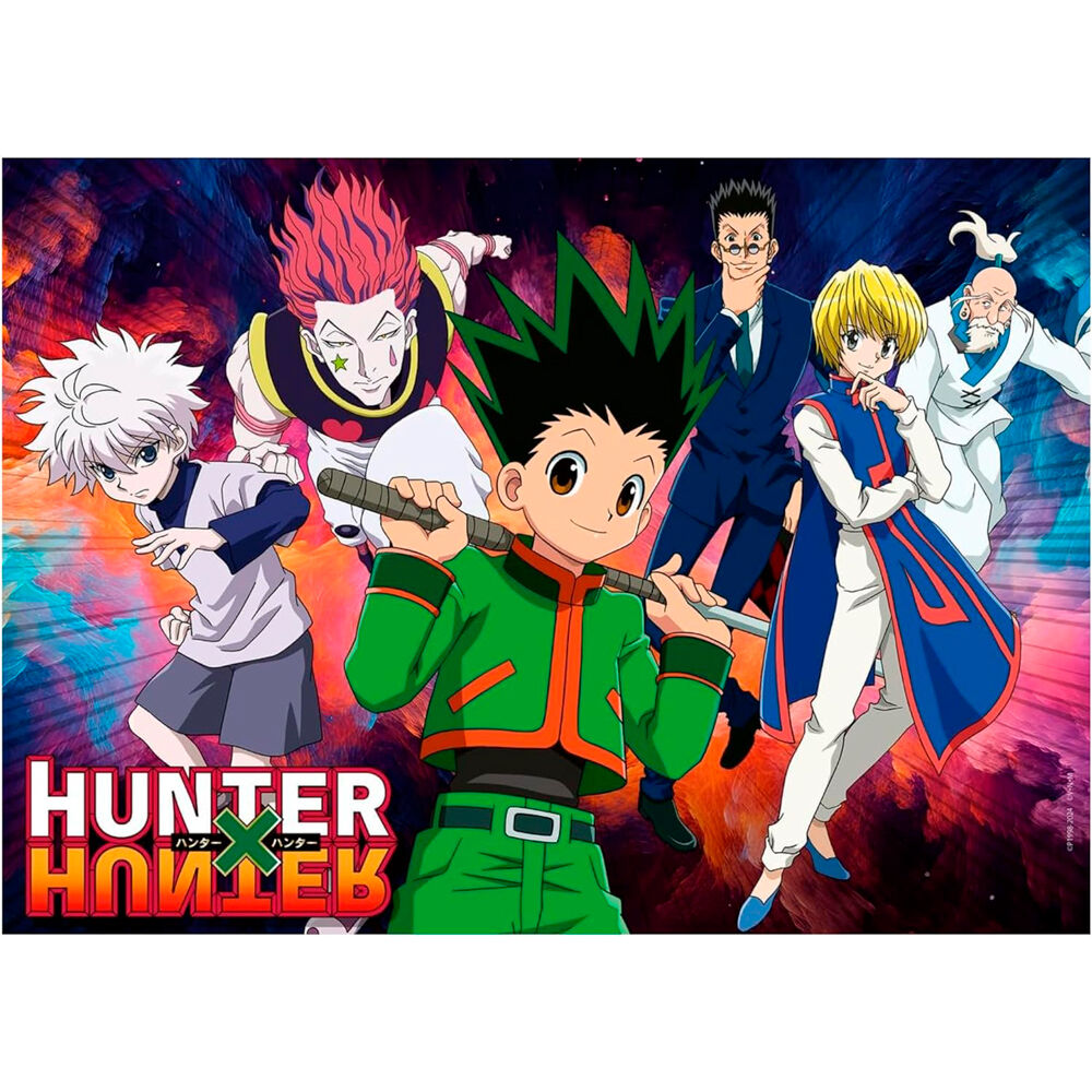 Boîte du puzzle Hunter x Hunter 1000 pièces RAVENSBURGER montrant le visuel complet et les détails du produit