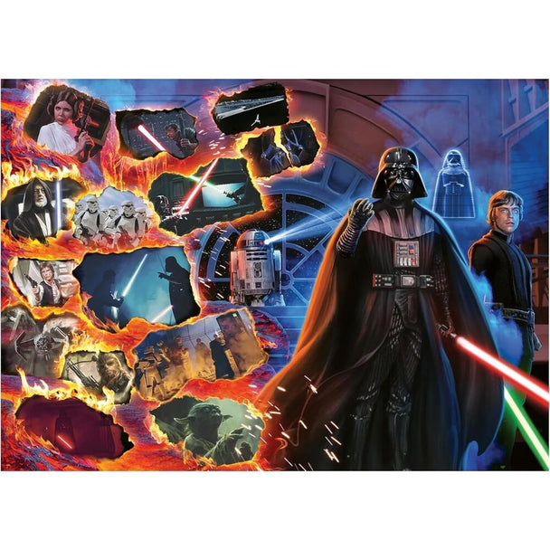 Puzzle Star Wars Dark Vador 1000 pièces de RAVENSBURGER, image du produit montrant les détails du personnage emblématique.