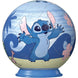 Puzzle 3D Disney Stitch assemblé en forme de personnage coloré sur fond blanc