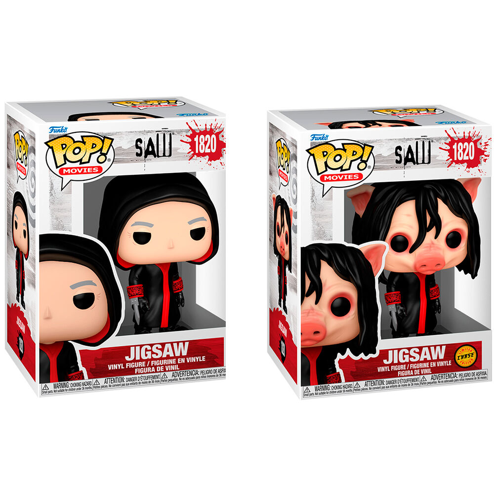 Figurine Funko POP Saw Jigsaw de 9 cm en vinyle dans sa boîte cadeau officielle