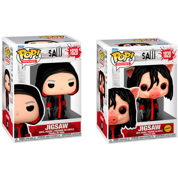 Figurine Funko POP Saw Jigsaw de 9 cm en vinyle dans sa boîte cadeau officielle