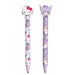 Stylo effaçable Hello Kitty Kuromi assorti avec design coloré sur fond blanc