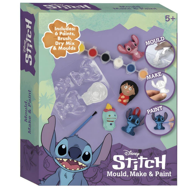 Coffret Disney Stitch avec moule et peinture pour créer une figurine personnalisée