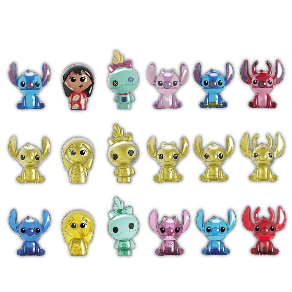 Packaging officiel CYP BRANDS des toppers 3D surprise Disney Stitch en enveloppes