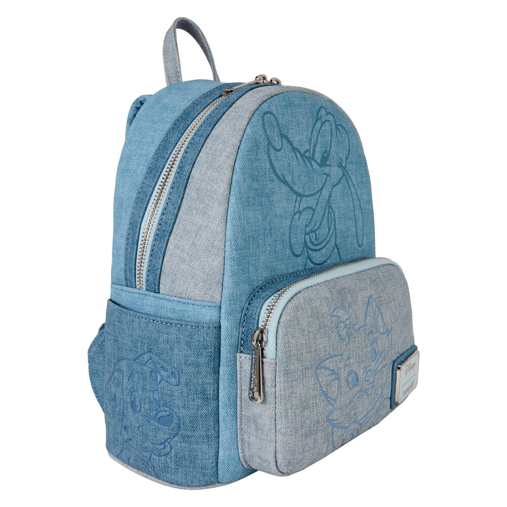 Intérieur spacieux du sac à dos Disney Loungefly avec compartiments pratiques
