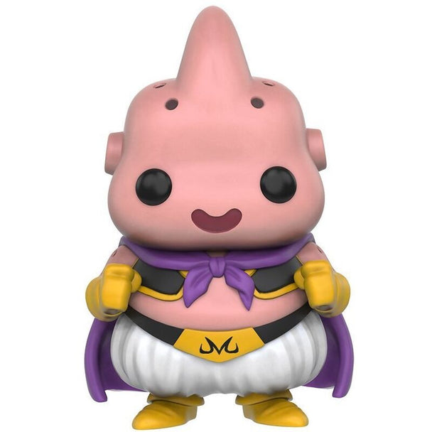Vue rapprochée de la figurine Majin Buu Funko POP avec détails précis du personnage emblématique