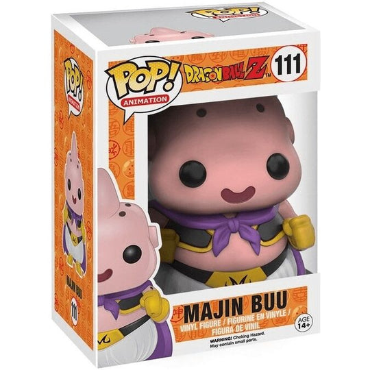Packaging original de la figurine Funko POP Majin Buu Dragon Ball Z, parfait pour collection