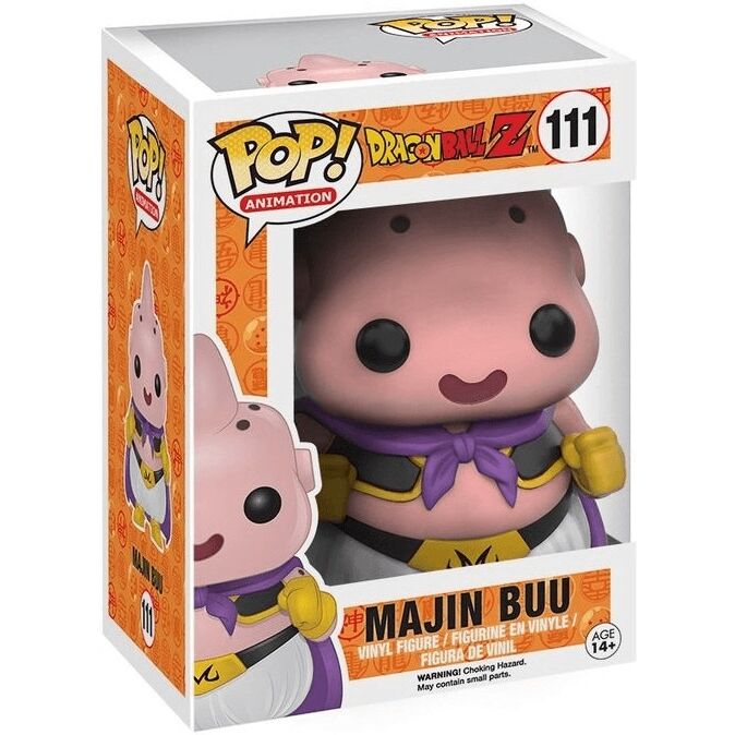 Packaging original de la figurine Funko POP Majin Buu Dragon Ball Z, parfait pour collection