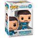 Vue rapprochée de la figurine Funko POP Mister Fantastic Marvel Fantastic 4 montrant les détails du visage et du costume