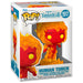 Packaging original de la figurine Funko POP Human Torch Marvel The Fantastic 4, boîte cadeau avec visuel du personnage