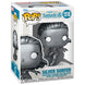 Vue rapprochée de la figurine Funko POP Silver Surfer Marvel Fantastic 4 avec détails et couleurs vives