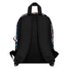 Poche avant du sac à dos Marvel Captain America avec fermeture éclair visible et design Ripstop