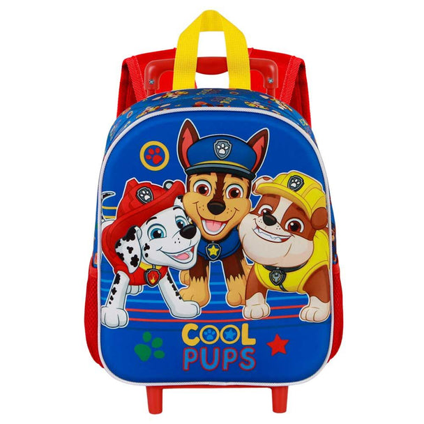 Poignée télescopique du trolley Paw Patrol ajustée à 58 cm pour un transport facile
