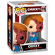 Figurine Funko POP Chucky de 9 cm en vinyle dans sa boîte cadeau, vue de face avec détails soignés