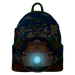 Détail du motif Sonic the Hedgehog sur le sac à dos Loungefly avec couleurs vives