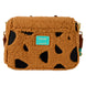 Détail du sac Loungefly Scooby-Doo montrant la texture et la fermeture zippée de qualité