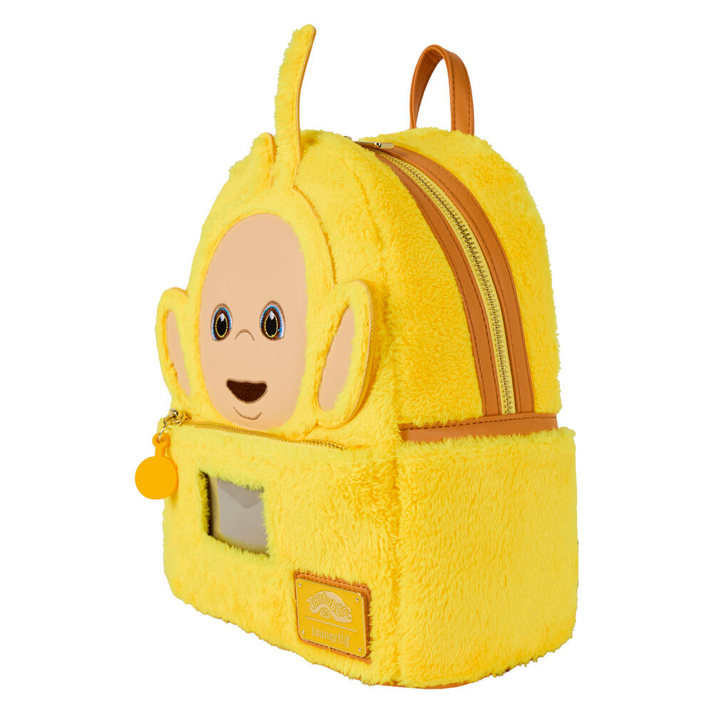 Photo du sac à dos Laa-Laa Teletubbies montrant les bretelles ajustables confortables