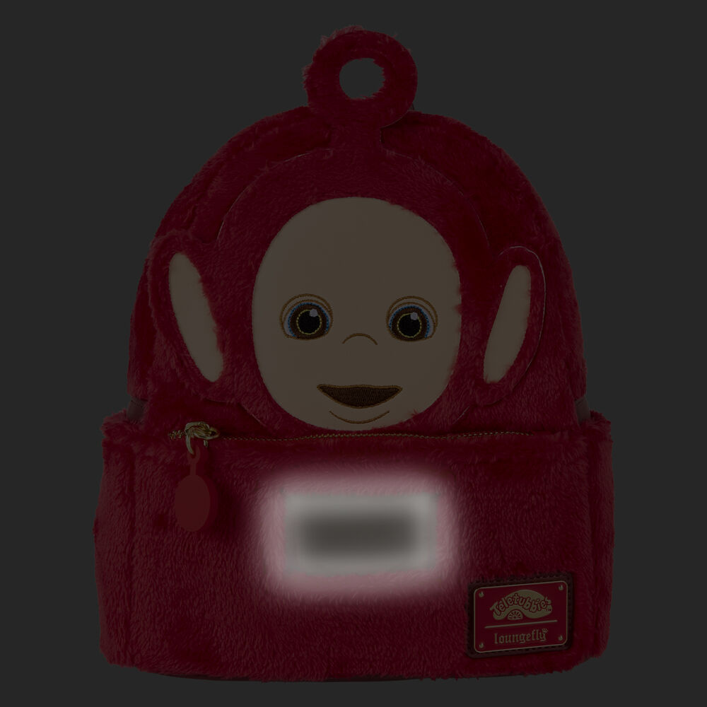 Détail du sac à dos Loungefly Po montrant la texture et la qualité des matériaux utilisés