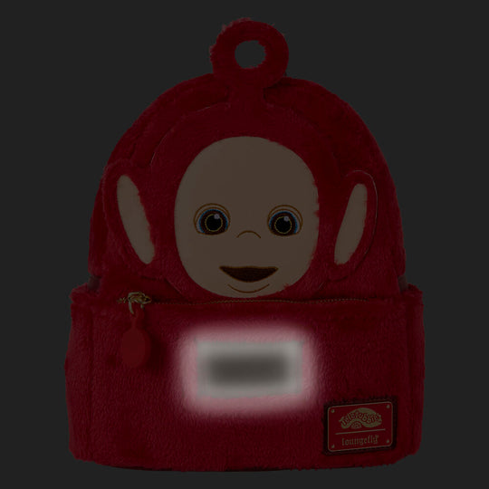 Détail du sac à dos Loungefly Po montrant la texture et la qualité des matériaux utilisés