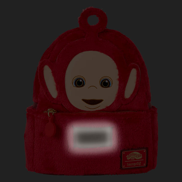 Détail du sac à dos Loungefly Po montrant la texture et la qualité des matériaux utilisés
