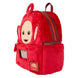 Vue latérale du sac à dos Teletubbies Po Loungefly mettant en avant sa forme compacte