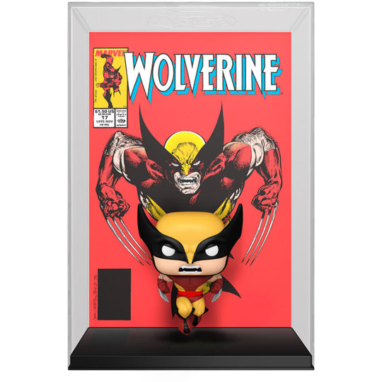 Figurine POP Wolverine Marvel X-Men en vinyle haute qualité, vue de face sur fond blanc