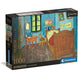 Boîte du puzzle 1000 pièces CLEMENTONI illustrant la peinture Chambre de Van Gogh, idéale pour les amateurs d'art
