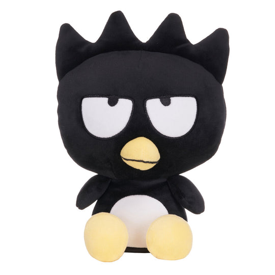 Peluche Hello Kitty et Badtz-Maru de 25cm signée PLAY BY PLAY, vue de face avec détails des personnages.