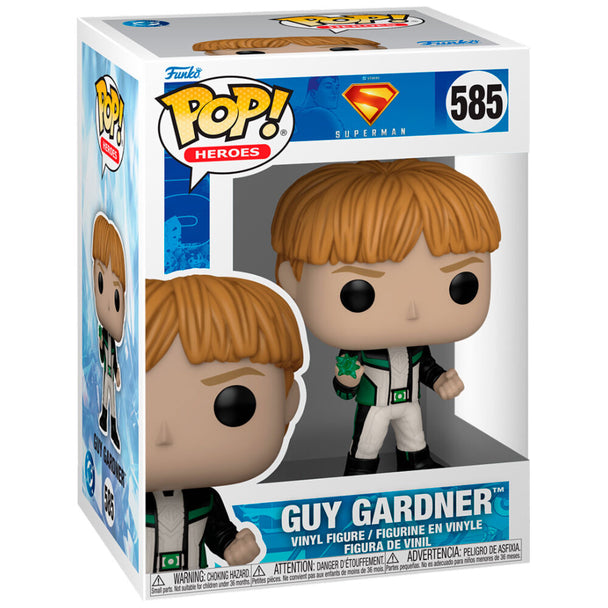 Vue détaillée de la figurine Funko POP Superman Green Lantern avec ses couleurs vives et son design unique