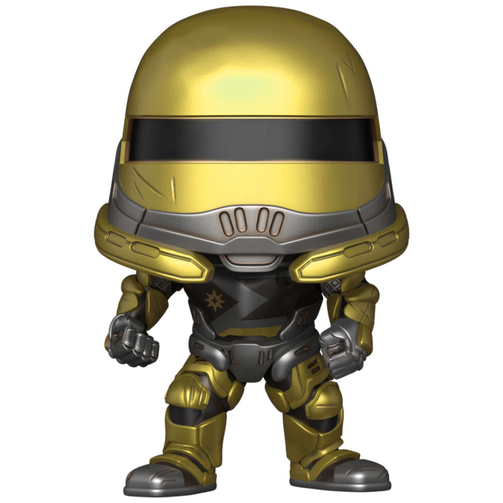 Image de profil de la figurine Funko POP Superman Hammer of Boravia montrant les couleurs et textures