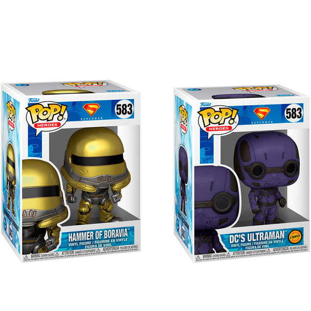 Figurine Funko POP de Superman Hammer of Boravia en vinyle de 9cm dans sa boîte cadeau officielle