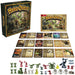 Plateau de jeu détaillé de l'extension Jungles of Delthark avec zones de jungle et chemins