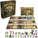Plateau de jeu détaillé de l'extension Jungles of Delthark avec zones de jungle et chemins