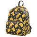 Vue latérale du sac à dos Loungefly Pikachu montrant la fermeture éclair robuste