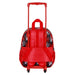 Détail des roues robustes et base stable du trolley enfant Marvel Avengers