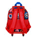 Détail des poches latérales en mesh sur le trolley Captain America Patriot KARACTERMANIA