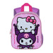 Sac à dos Hello Kitty Playful 3D 31cm avec design embossé sur fond blanc
