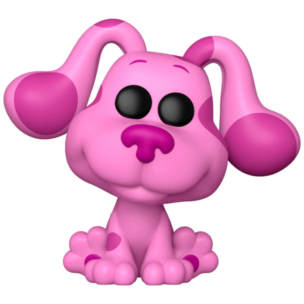 Vue rapprochée de la figurine Funko POP Magenta avec détails précis et couleurs vives sur fond neutre