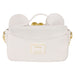 Détail du sac Loungefly Disney Minnie Wedding montrant les finitions et la qualité des matériaux