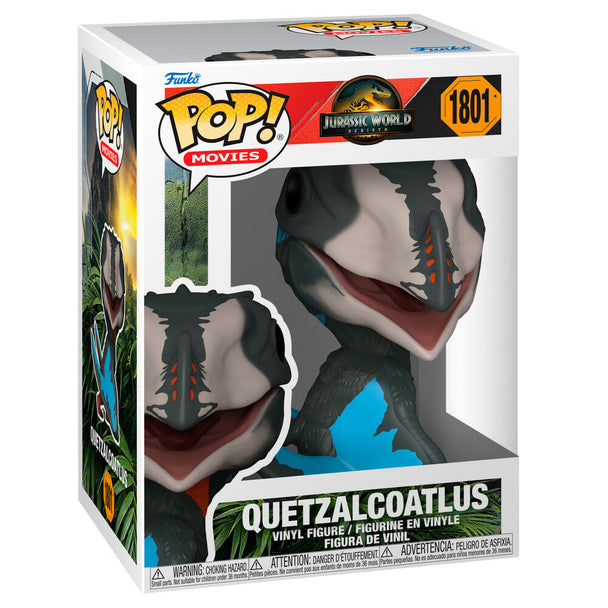 Figurine Funko POP Quetzalcoatlus Jurassic World 5 en vinyle de 9 cm dans sa boîte cadeau officielle