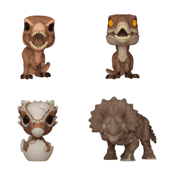 Détail de la figurine Funko Pocket POP Amber Jurassic Park avec couleurs vives et finition soignée