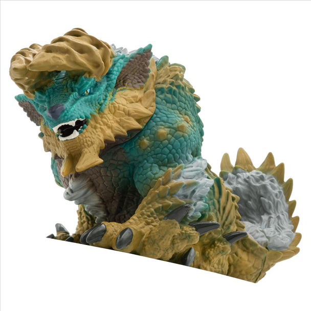Figurine Monster Hunter Zinogre Enshrined Monsters vue de face avec détails précis et couleurs vives