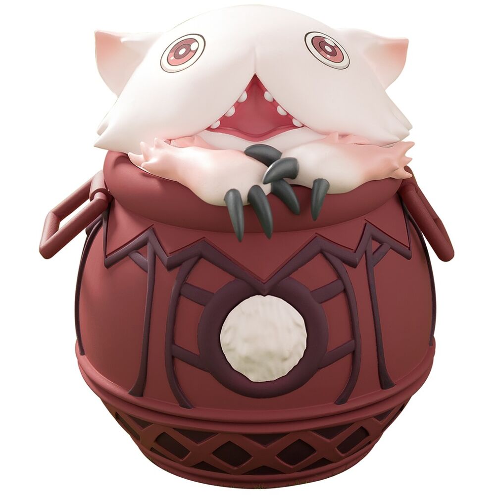 Présentation de la figurine Pot Mitty posée sur un support blanc, idéale pour collectionneurs fans de Made in Abyss
