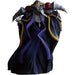 Photo de la figurine Overlord Ainz Ooal Gown posée sur un socle décoratif officiel