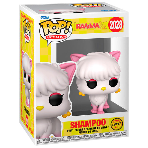 Vue rapprochée de la figurine Shampoo Chase de Ranma 1/2 Funko POP avec détails colorés et expression unique