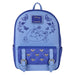 Vue de face du sac à dos Loungefly Disney avec Bourriquet, dimensions 27cm.