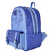 Détail du design coloré et des textures du sac Loungefly Winnie l'Ourson et Bourriquet.