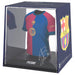 Figurine mini t-shirt FC Barcelona Pedri vue de face avec détails du maillot et logo officiel
