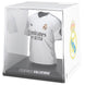 Figurine mini t-shirt Real Madrid Valverde vue de face avec détails du maillot blanc et noir