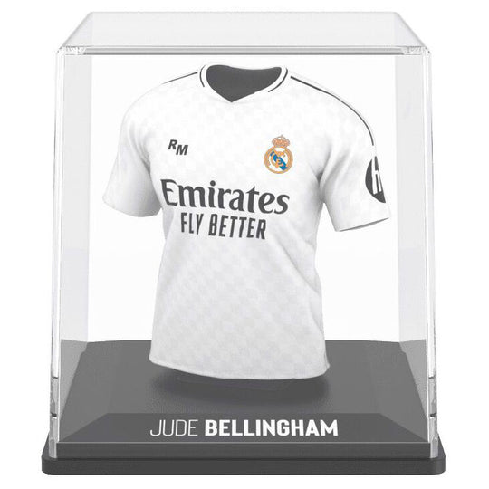 Photo de la figurine Real Madrid Bellingham avec son étui transparent protecteur